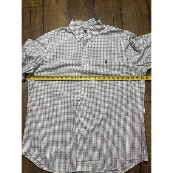 Polo Ralph Lauren Men’s Button Up Long Sleeve /Plaid Classic Fit Size XL - Picture 4 of 12